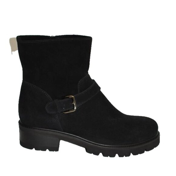 New! LA CANADIENNE 10 M Kian Suede Buckle Bootie Waterproof...